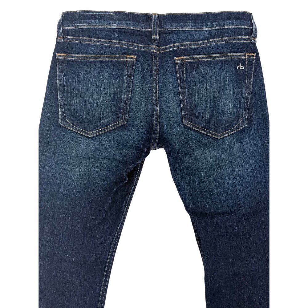 Rag & Bone Designer Skinny Low Rise Dark Wash “Yesler” Denim  Jeans Size 26 - Picture 6 of 16